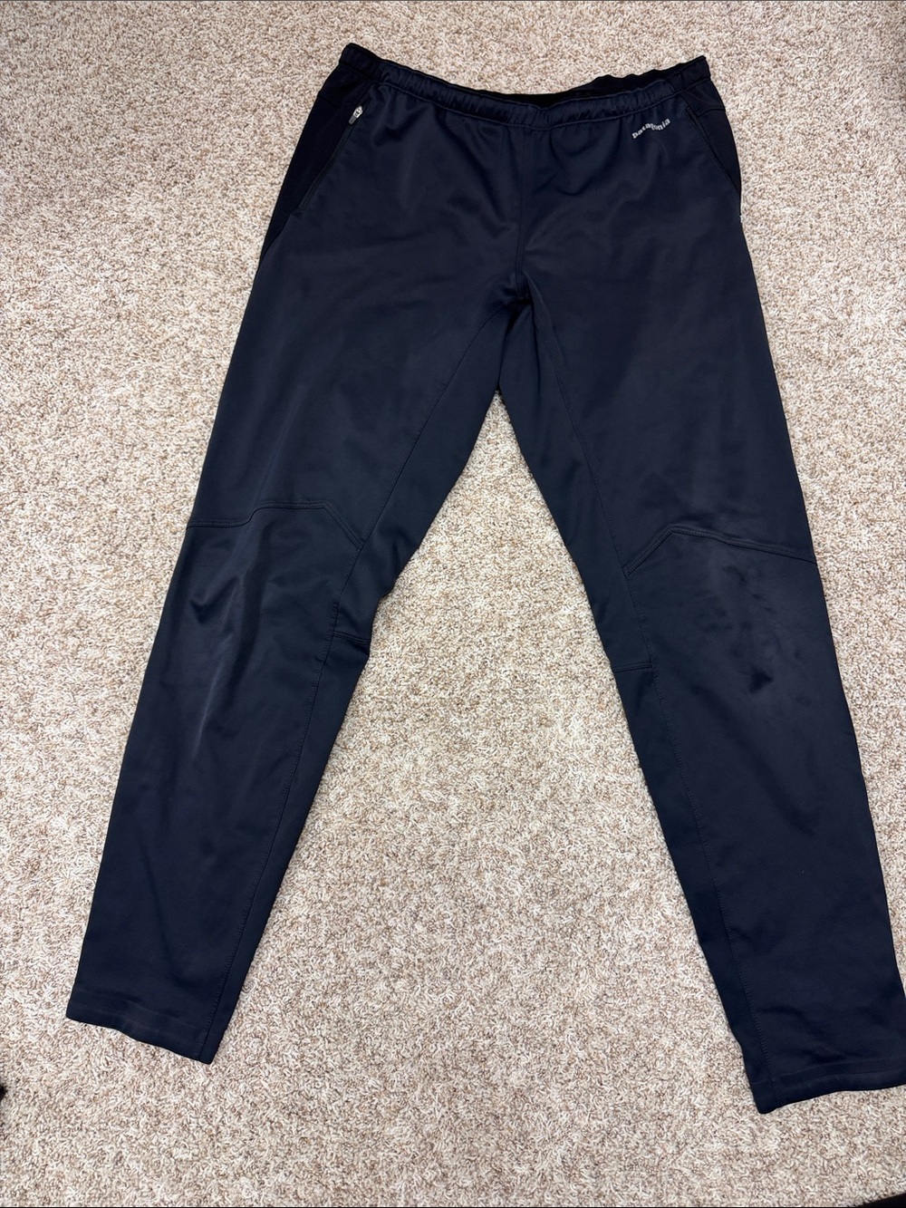 Patagonia Softshell Hiking Pants Black Men’s Outdoor Trail Climbing Zip Ankle